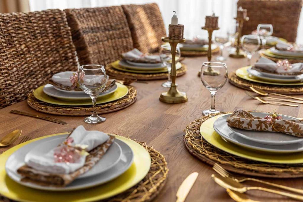 L'art de la table et les tabliers